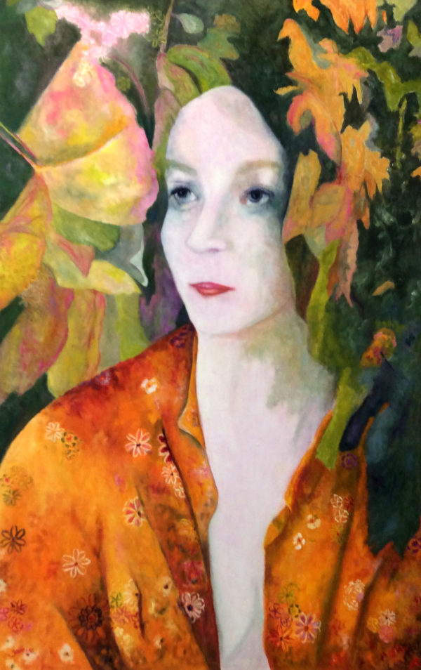 Geisha, 2019, Huile sur toile, 110 x 70 cm