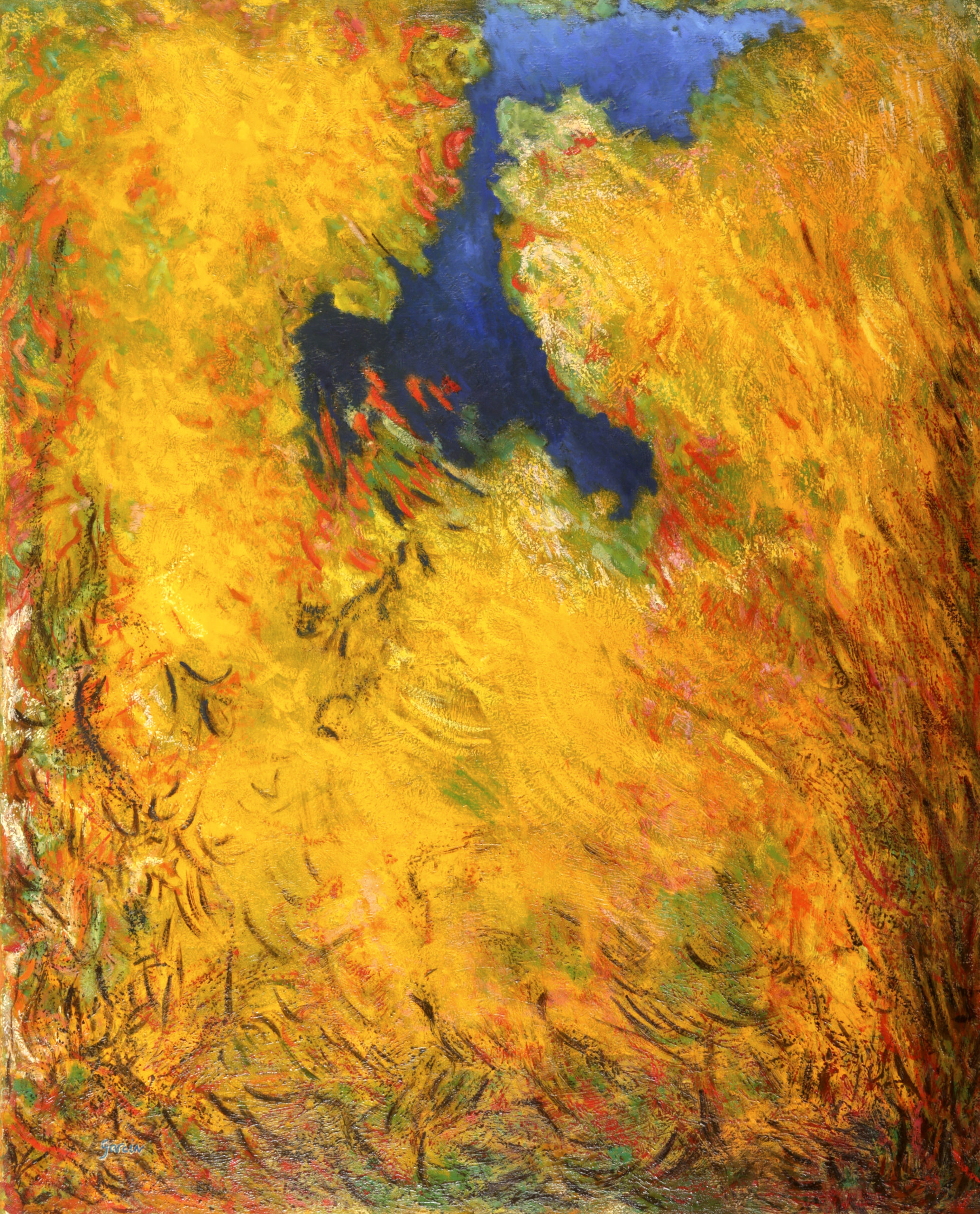 ETE 2, 1994 huile sur toile 100 X 81 cm